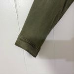 Velvet Heart Denim Long Sleeved Cropped Jacket Olive Green Cotton Size L Photo 2