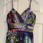 Decode 1.8 lavender Floral Spaghetti Strap Gown sz 2 Photo 8