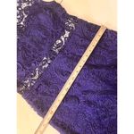 B Darlin  Mock Neck Illusion Lace Bodycon Dress Juniors 13/14 Women’s‎ Large Photo 15