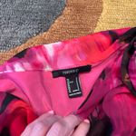 Forever 21 Colorful Flower Tie Side One Shoulder Mini Bodycon Dress Runs Small Photo 4