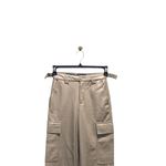 ASOS Faux Leather Cargo Trousers Muted Mushroom Size 2 Photo 7