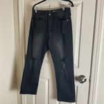 S.O.N.G Timeless Fit Women's High Rise Black Distressed Jeans Size 29 Photo 1