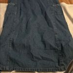 Denim Floral Embroidered Dress Blue Size XL Photo 6