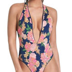Maaji  Reversible‎ Cheeky Cut Plunge One Piece Swimsuit Small Photo 0