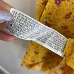 Forever 21 Yellow Floral Spaghetti Strap Cami Tank Top Size L Boho Summer Photo 7