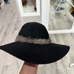 Forever 21  Black Wide Brim Floppy Hat  Photo 1