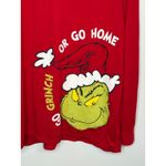 The Grinch Christmas Pajamas Set Red Grinch Face Holiday Loungewear Size 2X Photo 4