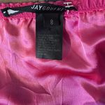 Jay Godfrey Womens Martell Gown Pink‎ Size 8 100% Silk Front Overlay Strapless Pink Photo 6