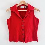 Loft Vintage Crop Button Down Photo 0