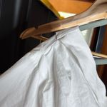 Abercrombie & Fitch White Asymmetrical One Sleeve 100% Cotton Blouse Size XS Photo 5