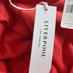 Liverpool NWT X Nordstrom Elastic Back Jogger Pants In Molten Lava Photo 4