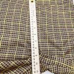 ZARA  Wide Leg Pants Women Small Yellow Brown Check Plaid Academia Fall Preppy Photo 5
