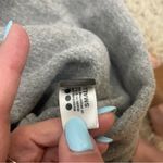 Three Dots Gray Faux Fur Vest Size S | Button Front Sweatshirt Trim Layering Photo 7