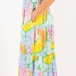 EMILY MCCARTHY Bow Midi Dress Spring floral size Medium MSRP $268 Photo 0