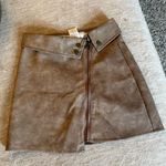 SheIn  Leather Skirt Faux Photo 0