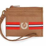 Victoria's Secret Victoria Secret Cardholder Keychain with zip Caramel NWT Photo 0