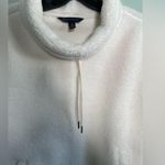Brooks Brothers  Off White Cream Mock Pullover Sherpa Jacket Pullover SZ M Photo 1