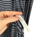 Soma Cool Nights Navy Blue Striped Robe Cardigan Open Front Womens Large Photo 2