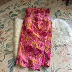 SHOWPO Brailey Midi Dress In Pink Jacquard Size 12 Photo 7