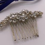 Lot Of 2 Women’s / Girl’s Hair Clip Barrettes 1 Signed Diana Handmade Photo 6