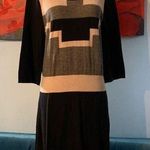 Artisan size L Large sweater color block dress Photo 0