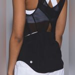 Lululemon Run With The Sun Tank Woven Swift Ultra Black Size 4 Photo 2