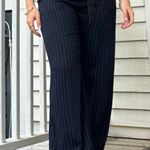 Mango Pinstriped Trouser Pants Photo 0