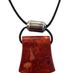 Silpada  Sponge Coral Leather Necklace Photo 2