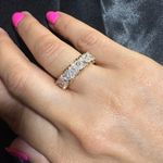 Elegant Gold Women's Infinity Ring Size 6 Photo 2