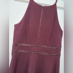 A Byer A. Byer Deep Red Backless Dress Photo 1
