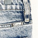 KANCAN Stone Washed Intentionally Ripped Distressed High Rise Mom Jeans Size 27 Blue Photo 8