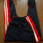 SheIn  Blue and Red Joggers with Athletic Stripes Photo 1