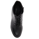 Top Moda Top Guy PU Black Lace Up Lug Sole Boot NEW IN BOX $109 Photo 4