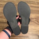 Tory Burch Tory‎ Burch Marsden Sandals Black Leather Thong Gold Logo Hardware Sz 7 Photo 7