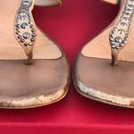 Valentino Garavani Valentino women’s Microstud embellished suede leather T-strap sandal IT 38 US 8 Photo 2