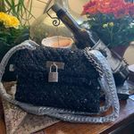 Kurt Geiger Authentic LONDON Tweed Lock fringe sequins flap Crosby/shoulder Photo 13