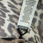 SEA LEVEL Wildside Mesh Beach Coverup Caftan Shirt Animal Print Size S NWT Black Photo 9