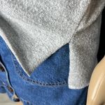 Altar'd State Short Sleeve Fleece Pullover Top Gray Sz Small Photo 2