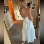 V. Chapman White Lucia Corset midi dress bridal Size 4 Photo 6