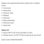 We Wore What  Ribbed Sleeveless Midi Dress Rust Photo 2