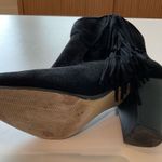 Zigi Girl Black Fringed Booties Black Size 9.5 Photo 5