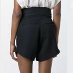 IRO $390 PARIS MAJIK HIGH WAISTED PAPERBAG DRESS SHORTS BLACK FR 38/ US 6 Photo 1