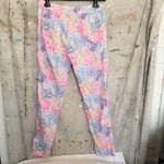Lilly Pulitzer Taron Linen Pants, Splashdance Coral Print Photo 3