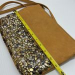Antik Kraft  Honey Brown Metal‎ Studed Crossbody Wristlet Bag Photo 12