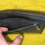 Etienne Aigner Croc Embossed Large Clutch Photo 7