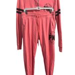 PINK - Victoria's Secret Victoria's Secret PINK VS Sweatsuit Tracksuit Jogger Set Jacket Sweatpants Y2K Photo 0