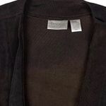 Chico’s Travelers Open Cardigan Fringe Hem Brown Duster Photo 5