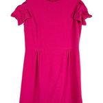 Tyler Boe Size 6 Dress Shift Cold Shoulder Hot Pink Barbie Core Mini Solid 1259 Photo 0