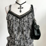 Vintage Y2K Beaded Tank Top Vintage Festival Retro 2000s Boho Small Photo 0