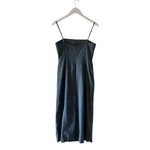 Theory  Slip Square Neckline Viscose Blend Long Dress Maxi Stripes Sz 6 #1849 Photo 4